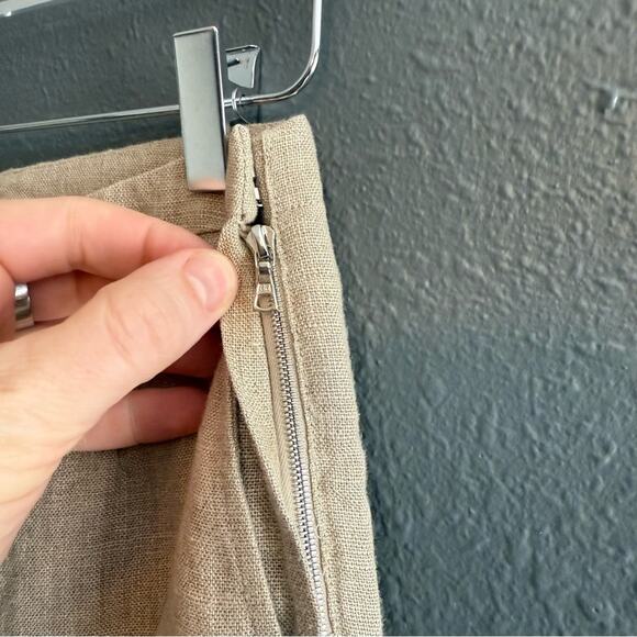 TSE Linen High Waisted Pants Size 4 - Picture 4 of 8